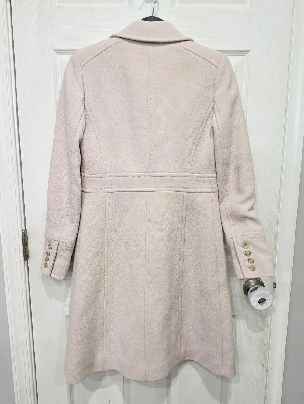 J Crew Lady Day Coat In Italian Ddouble-cloth Wool With Thinsulate Size 00